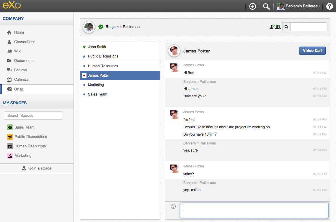 eXo-Chat-Add-on