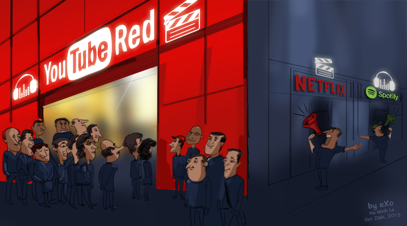 YouTube turns Red