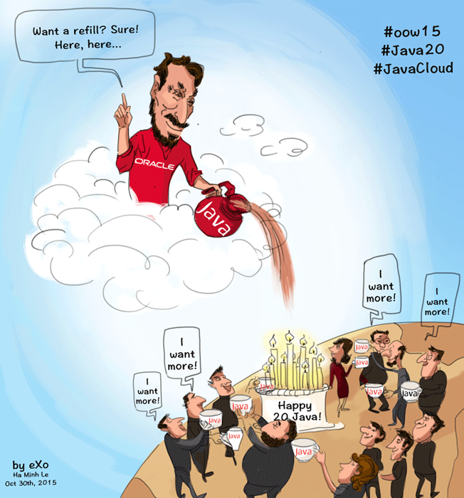 Cartoon of the Week - Oracle Celebrates Java 20th Anniversary