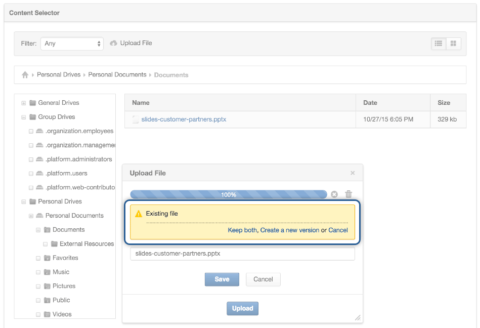 Electronic document management system