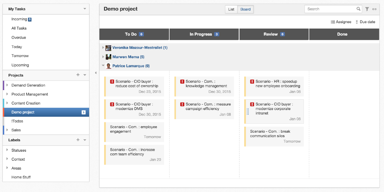 Task management system