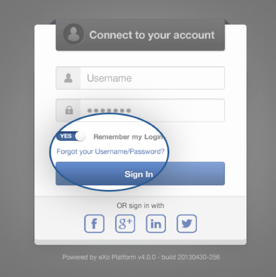 Password recovery
