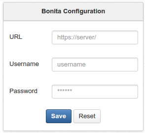 Bonita configuration in Non SSO mode