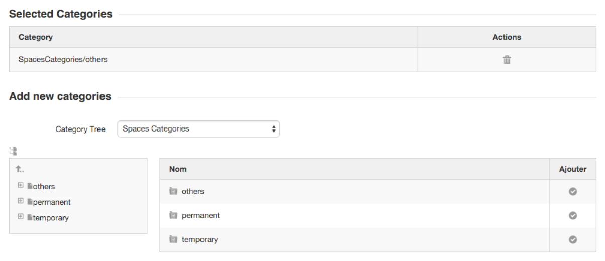 eXo Platform add-on for spaces categorization
