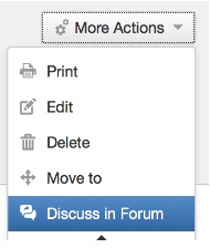 more actions